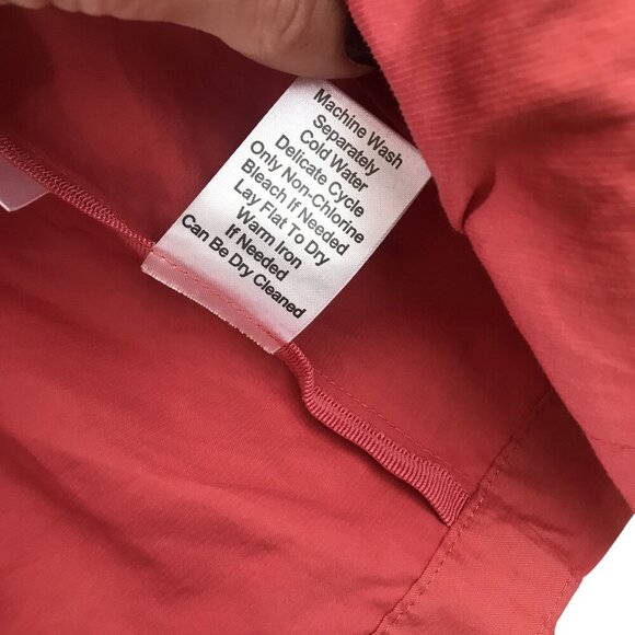 Cabi Coral Zip Front Lightweight Cropped Moto Jacket L Roll Tab Sleeves Pocket - Picture 10 of 10